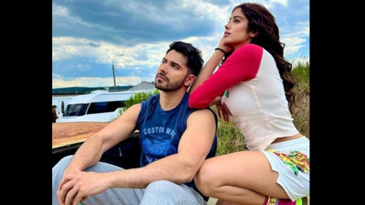 Varun Dhawan with Jhanvi Kapoor