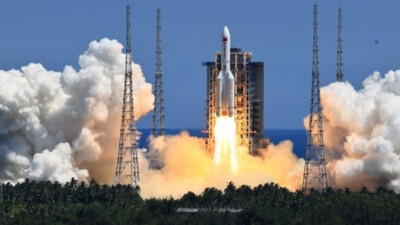China’s uncontrolled 25-tonne rocket crashing down over Indian Ocean
