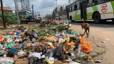 Garbage dump in capital city Bhubaneswar