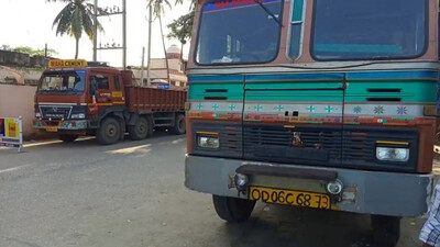 Heavy Vehicles On Highway