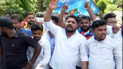 Student Congress Protest In Bhubaneswar