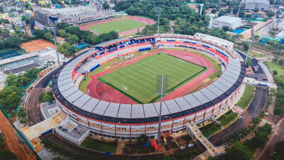 Bhubaneswar including Kalinga stadium has been decked up