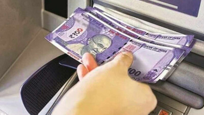 Withdrawal of cash from ATM