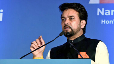 Union Minister Anurag Thakur 