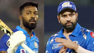 Hardik Pandya and Rohit Sharma