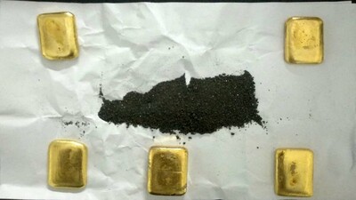 Gold at airport