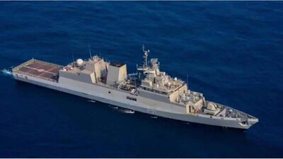 Indigenously-Built Anti-Submarine Warship INS Kavaratti Commissioned In Indian Navy