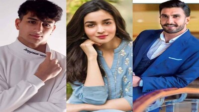 Ibraham Ali Khan, Alia Bhatt, Ranveer Singh