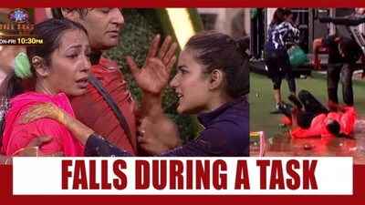 Kashmera Shah Falls Down in Bigg Boss 14
