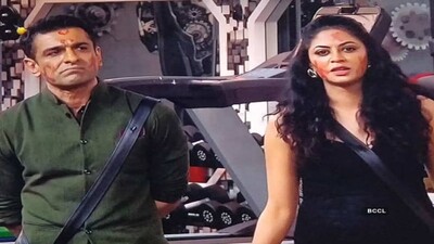Kavita Kaushik and Eijaz Khan in Bigg Boss 14