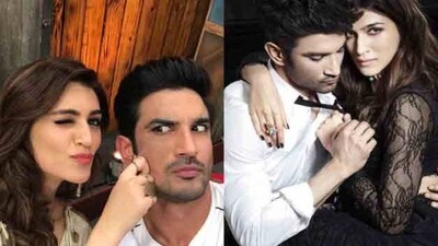 Kriti Sanon and Sushant Singh Rajput