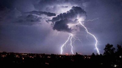 lightning thunderstorm in Odisha