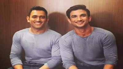 MS Dhoni and Sushant Singh Rajput