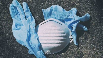 Masks-Gloves-disposal