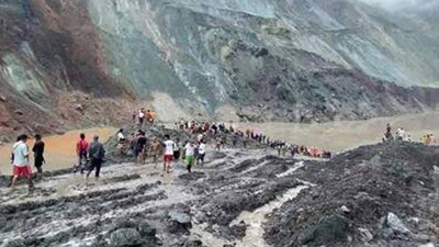 Myanmar-Landslide