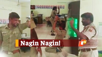#ViralVideo: Cops Dance To ‘Nagin’ Song Inside Police Station In Odisha