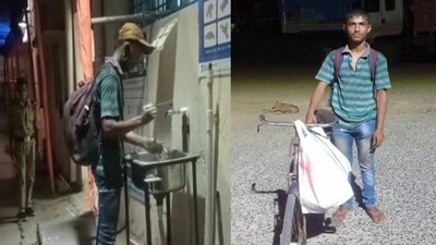 Odisha-Youth-Cycles from Mahashtra amid coronavirus lockdown