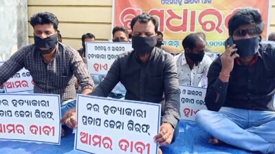 Odisha Panchayati Raj Minister Faces Black-Badge Protest In Salepur Again