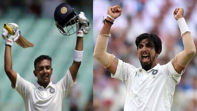Prithvi-Shaw---Ishant-Sharm