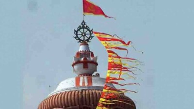 Puri-temple-flag