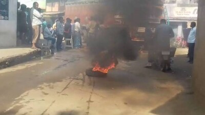 Road-blockade-in-Bolangir