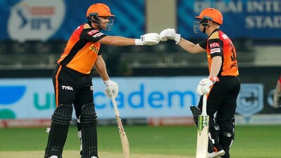 IPL 2020: SRH Set Target Of 202 For KXIP At Loss Of 6 Wickets