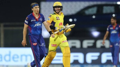 IPL 2021: Curran's Late Heroics Take CSK To 188/7 Against DC