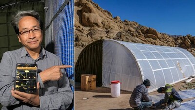 Sonam Wangchuk Makes Mobile Solar-Powered Tent For Indian Army