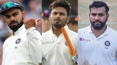 ICC Test Rankings: Kohli At No 5; Pant & Rohit Among Indians In Top 10