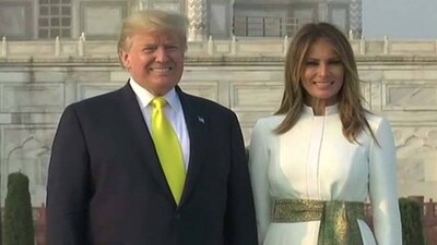 Trump At Taj Mahal