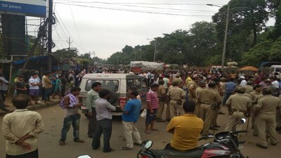 road mishap NH block