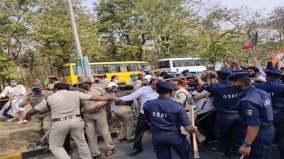 BJP protest