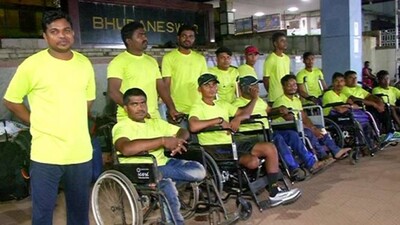 Wheel-chair-cricket-team