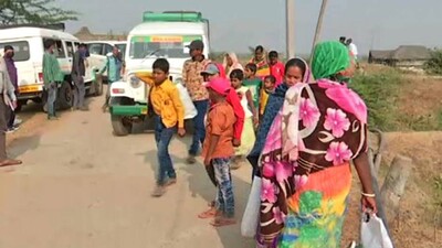 People of three villages being shifted to temporary shelter homes ahead of nuclear missile test at Chandipur in Balasore