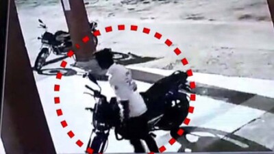 Watch: Miscreant Runs Off With Bike From Hospital In Odisha