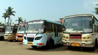 intra-state bus service suspended