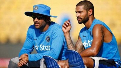 dhoni-and-sikhar-dhawan
