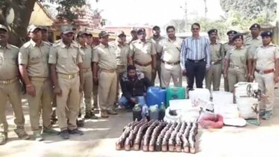 Spurious Liquor Raid