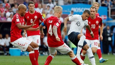 World Cup - Group C - Denmark vs France