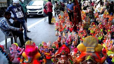 Ganesh Puja Celebrations Begins On Low-Key Note In Mumbai As COVID-19 Dampens Spirit