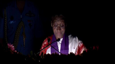 Power outage During President Murmus Speech
