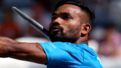 Javelin thrower Kishore Jena 