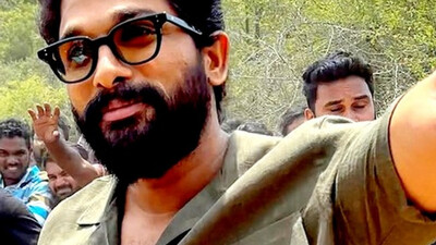 Vandalism at Allu Arjun's residence in Hyderabad