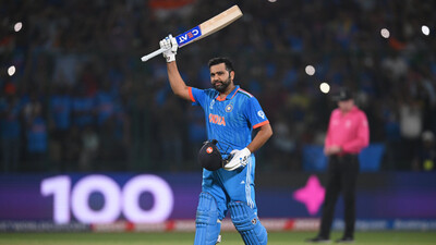  India beat Afghanistan by 8 wickets in record-breaking century by Rohit Sharma