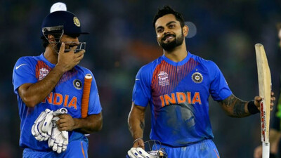 Virat Kohli fan requests MS Dhoni to support RCB win IPL this year; Mahi gives boss reply