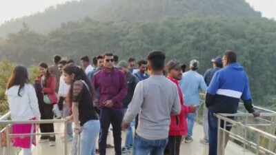 Scenic Daringbadi sees huge rush of tourists on New Year eve