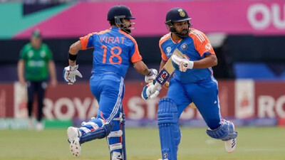 Virat Kohli and Rohit Sharma 