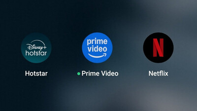 Hotstar, Prime Video, Netflix