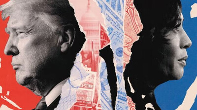 US election; Donald trump & Kamala Harris