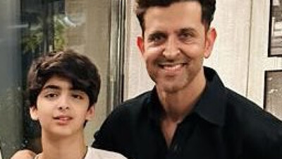 Hreedhan and Hrithik Roshan